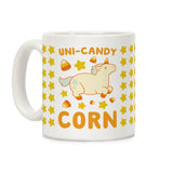 Uni-Candy Corn Ceramic Coffee Mug by LookHUMAN