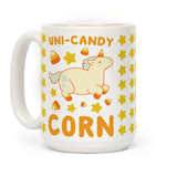 Uni-Candy Corn Ceramic Coffee Mug by LookHUMAN